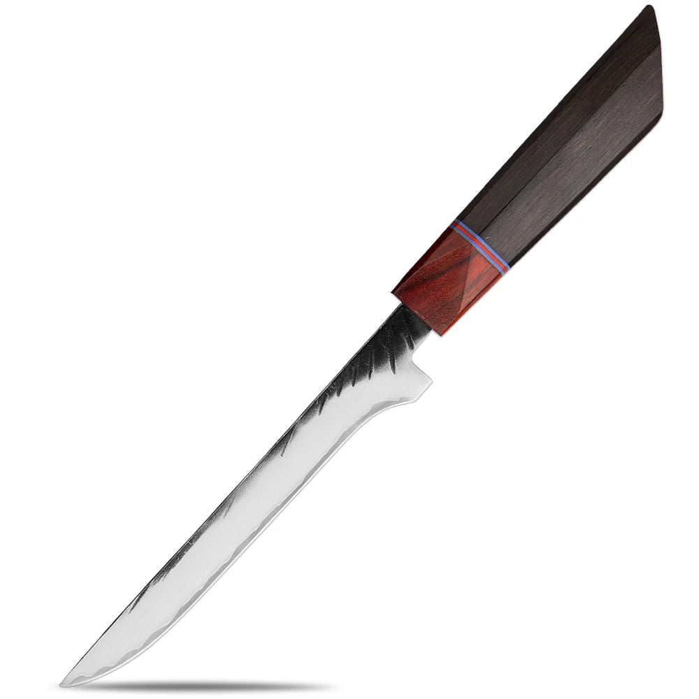 XITUO 1–7 Pc Japanese Chef Knife Set | Hand-Forged Steel Kitchen Knife Set Axl Boning Knife