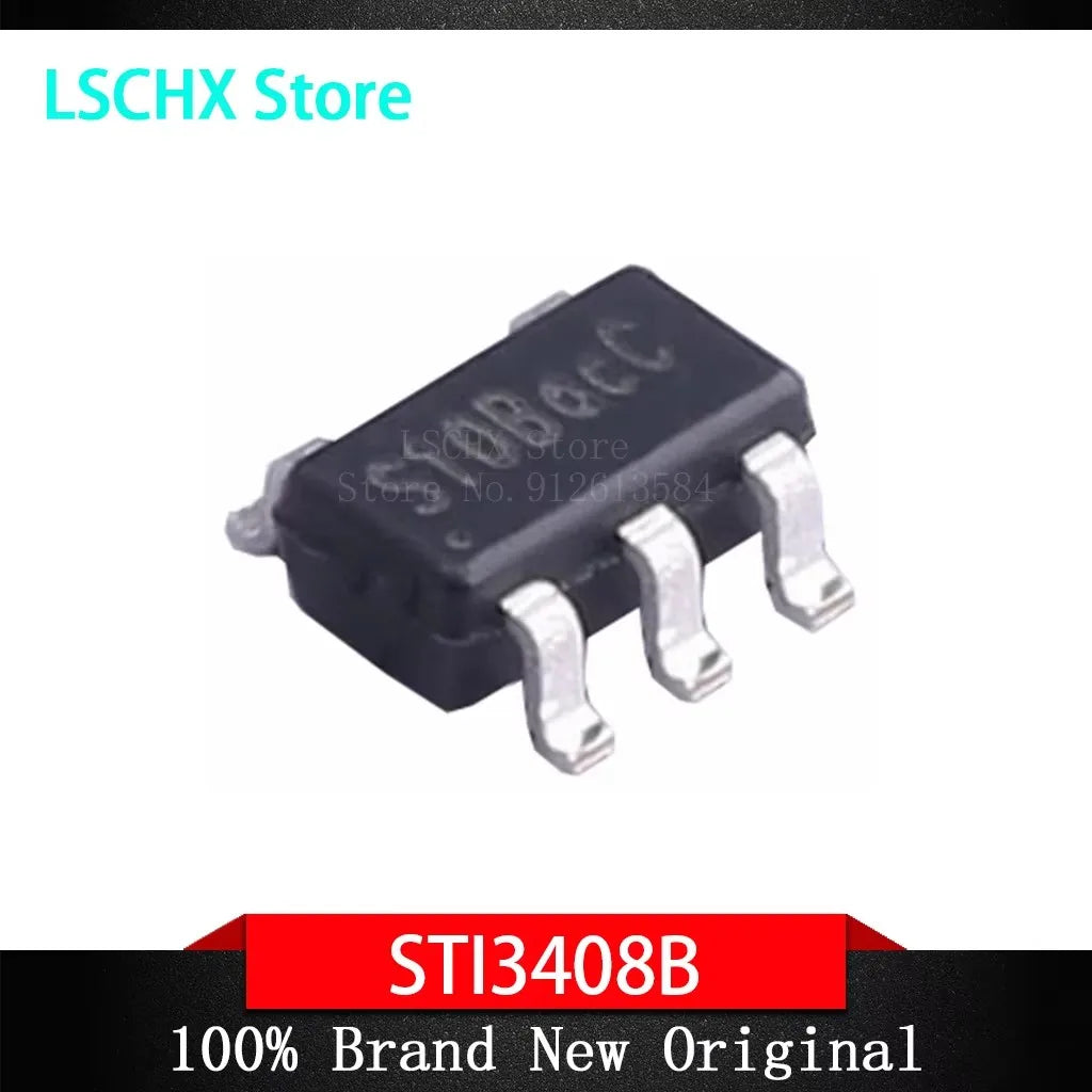 20pcs SOT-23-6 DC-DC Power Supply IC Chips – Mixed Model Pack IC Power Supply Chips Axl STI3508C