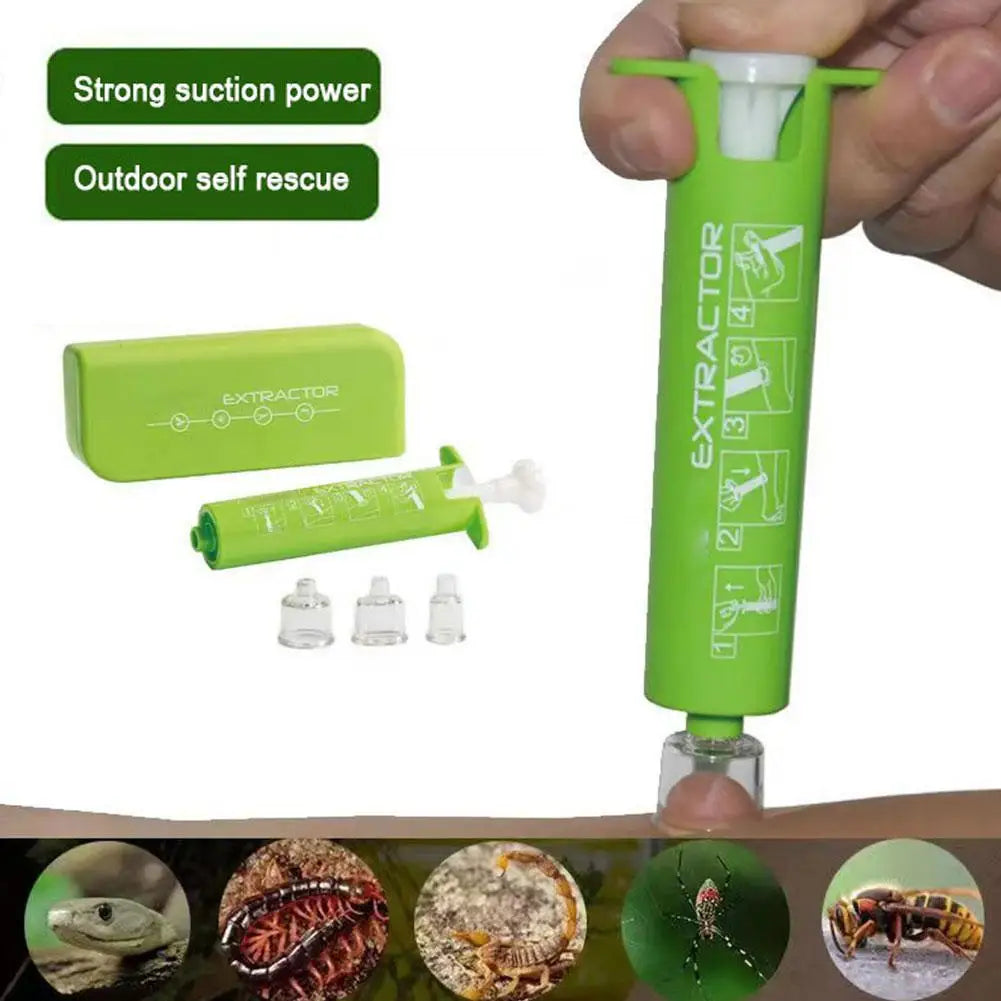 Bug Bite Suction Tool – Venom Extractor for Hiking & Camping First Aid Extractor Axl