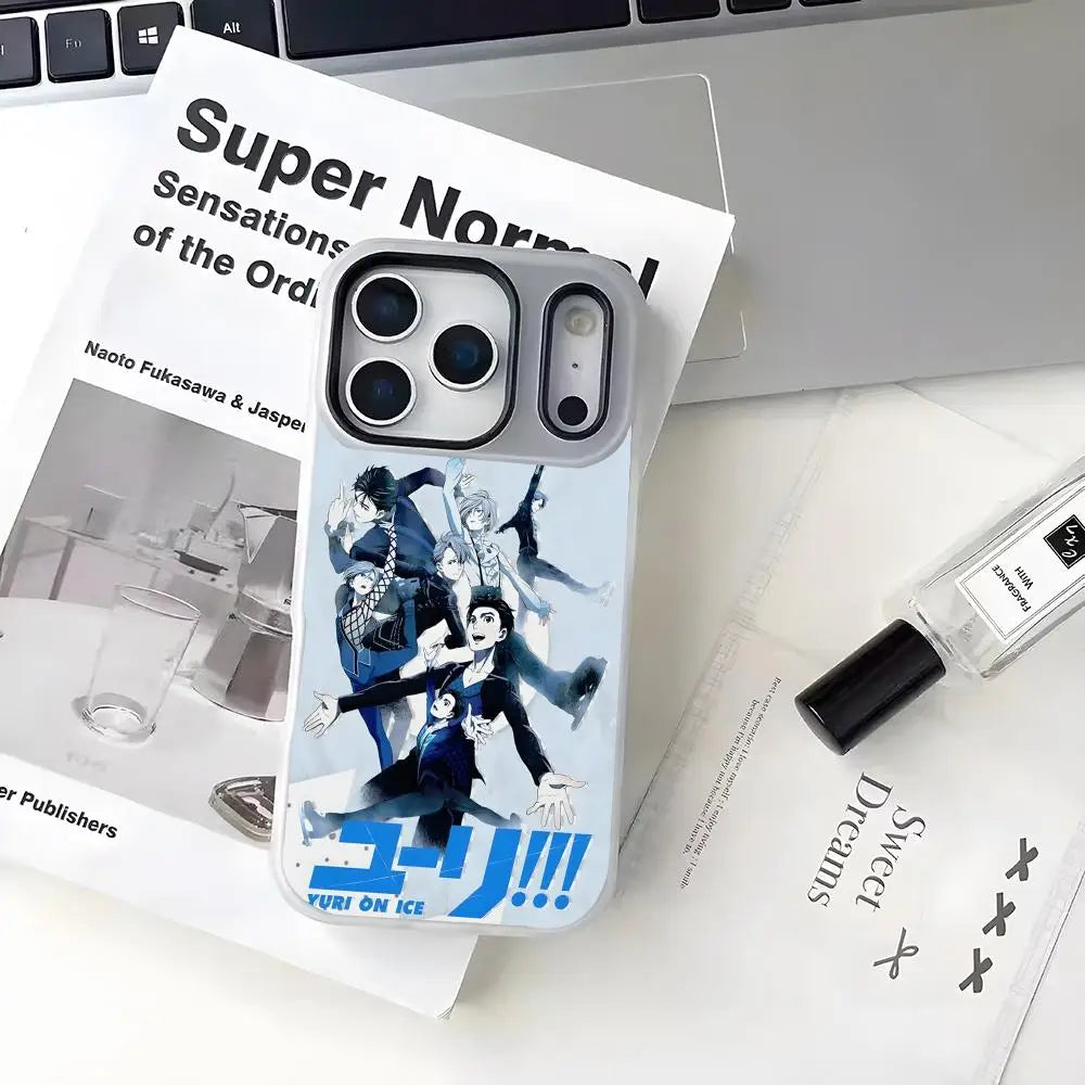 Yuri on Ice Anime iPhone Case 2-in-1 Card Holder | 13–17 Anime Phone Case Axl