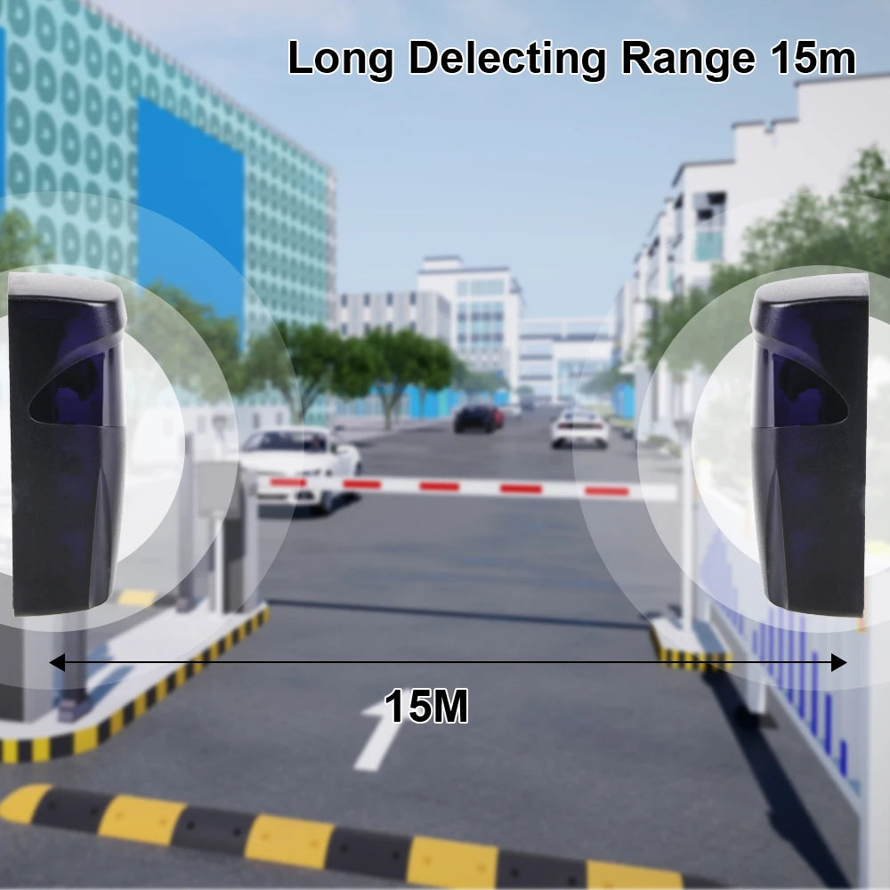12-24V Infrared Photocell Sensor for Automatic Gate & Garage Infrared Gate Sensor Axl