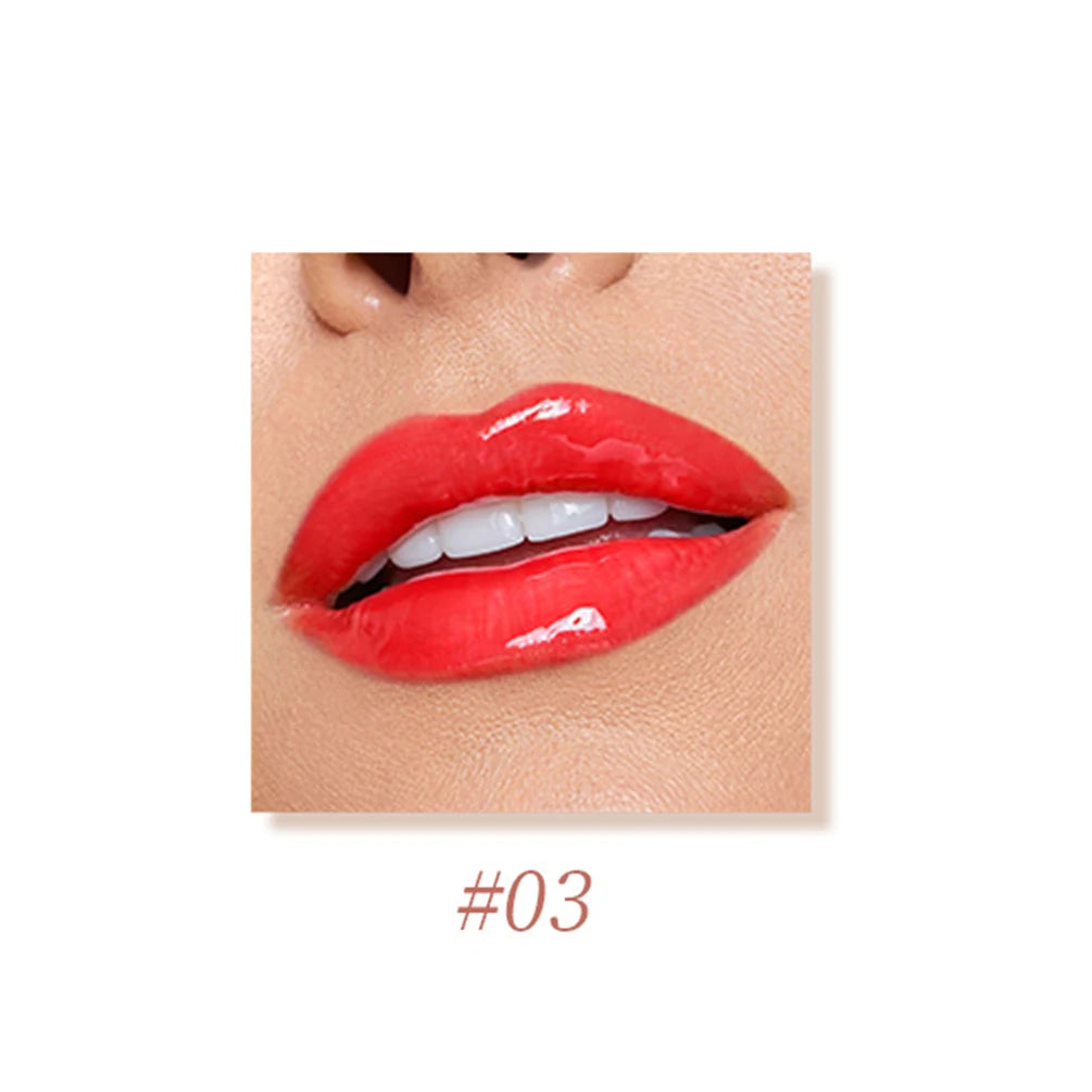 Pink Glossy Lip Tint Pen – Vegan Press-Type Lip Glaze Lip Glaze Pen Axl 03 1pcs NO LOGO
