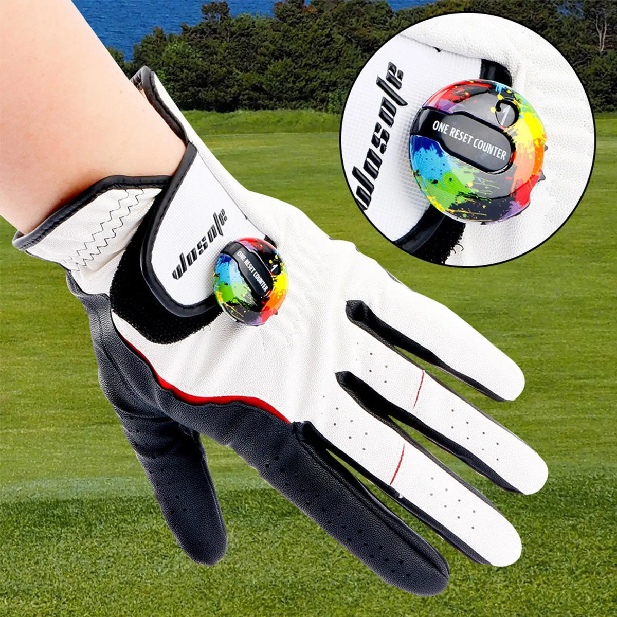 Mini Golf Score Counter Clicker – Glove Attachment, 12 Shots Golf Score Counter Axl