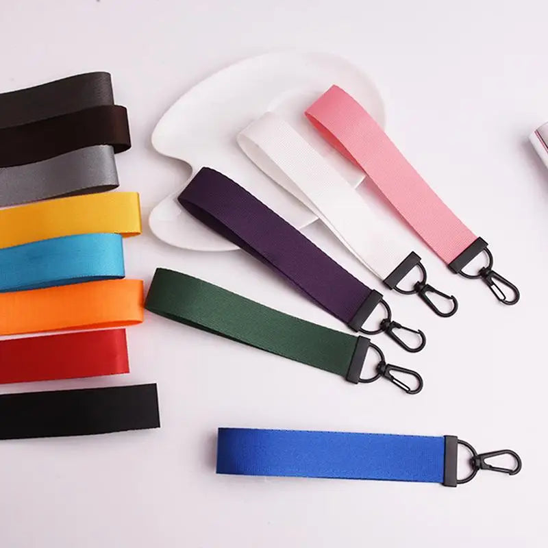 Nylon Webbing Keychain Lanyard – Phone, Bag & Car Key Ring Keychain Lanyard Axl