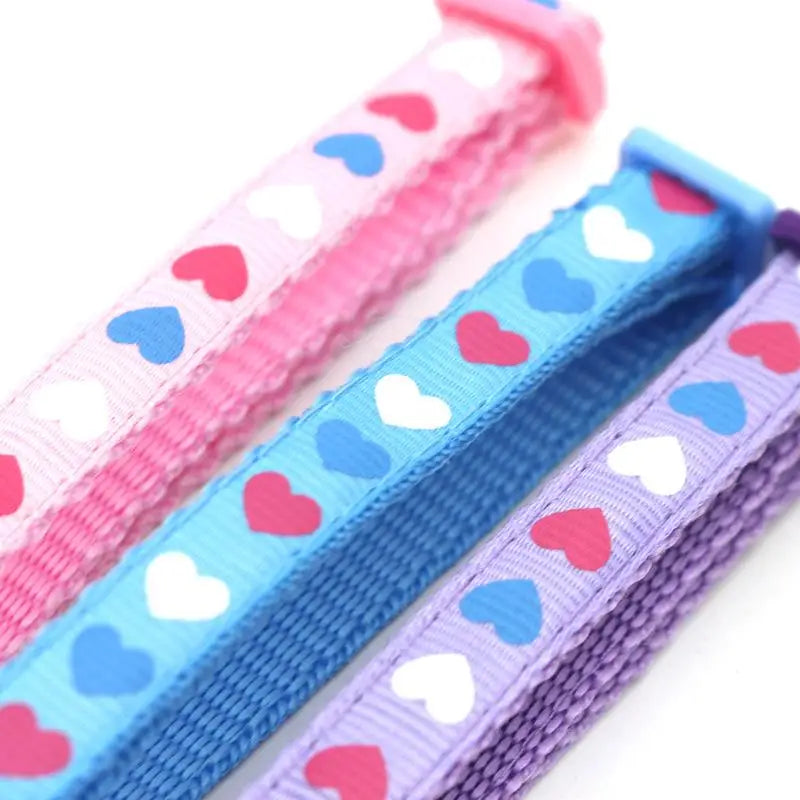 Adjustable Cat Collar with Safety Buckle, Bell & Cartoon Design Cat Collar Axl