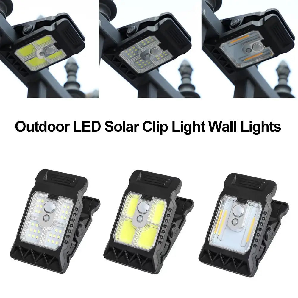 Solar Clip Light | Motion Sensor, IP65 Waterproof, 3 Modes Solar Outdoor Light Axl