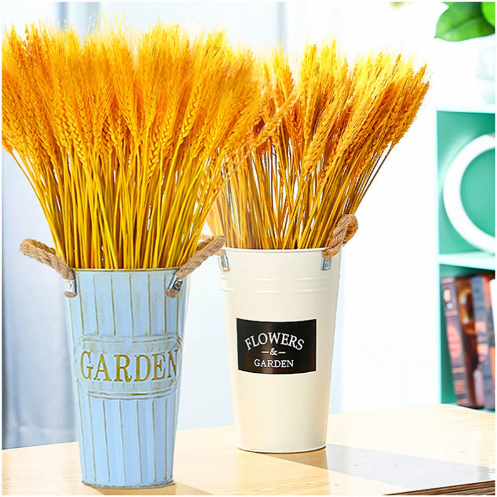 100 Pcs Wheat Ears Dried Flower Bouquet – Wedding & Home Decor Dried Flower Bouquet Axl