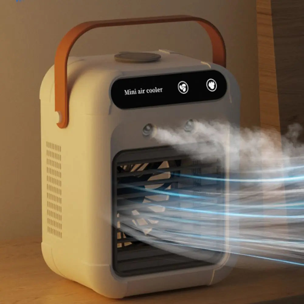 Bladeless Desktop Spray Fan – USB Mist Humidifier Cooler Desktop Mist Fan Axl