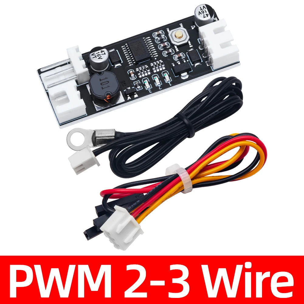 12V PWM Fan Speed Controller 2/4 Wire NTC Temperature Control Fan Speed Controller Axl PWM 2-3Wire