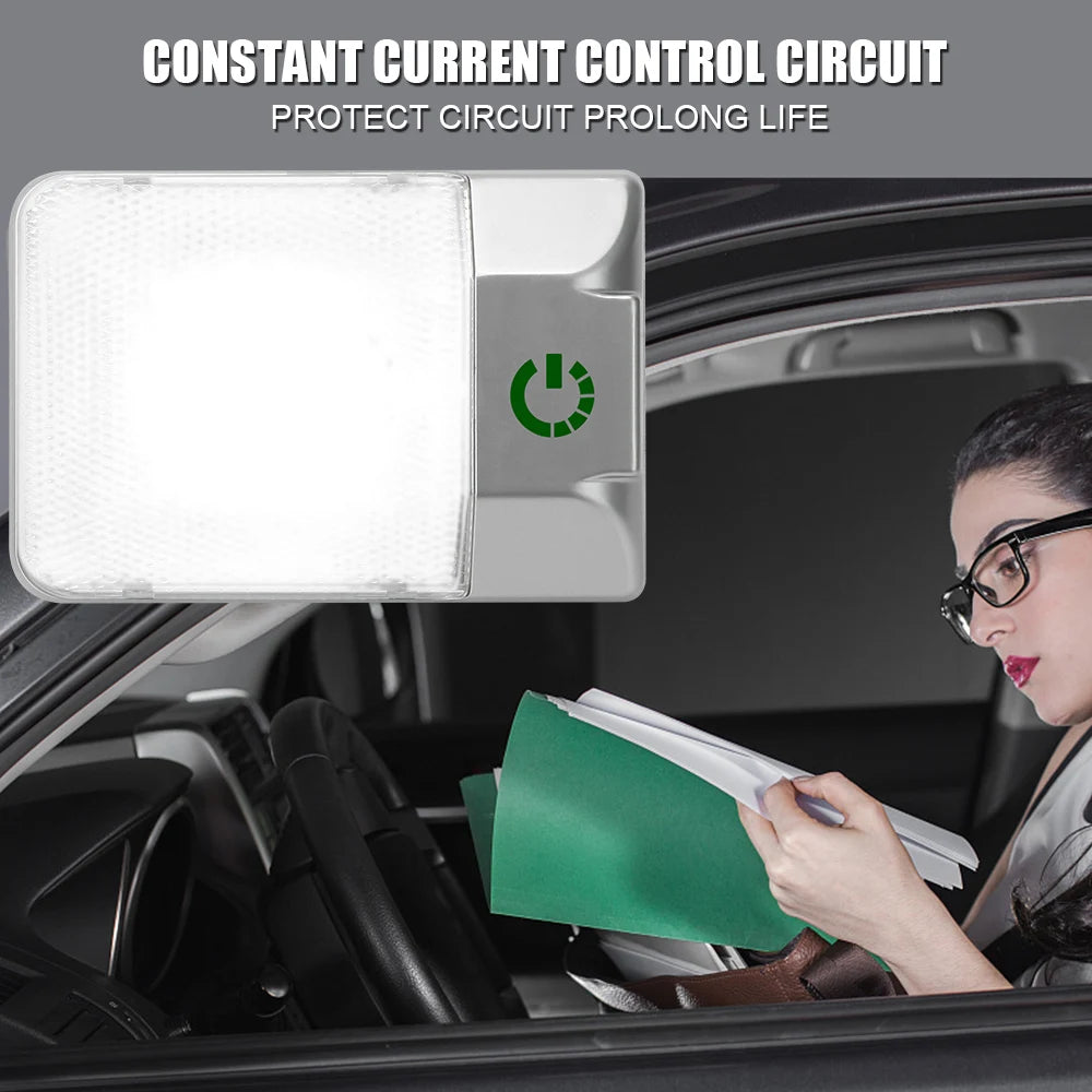 12V LED Dome Light for RV & Camper | Touch Dimmer Ceiling Lamp LED Dome Ceiling Light Axl