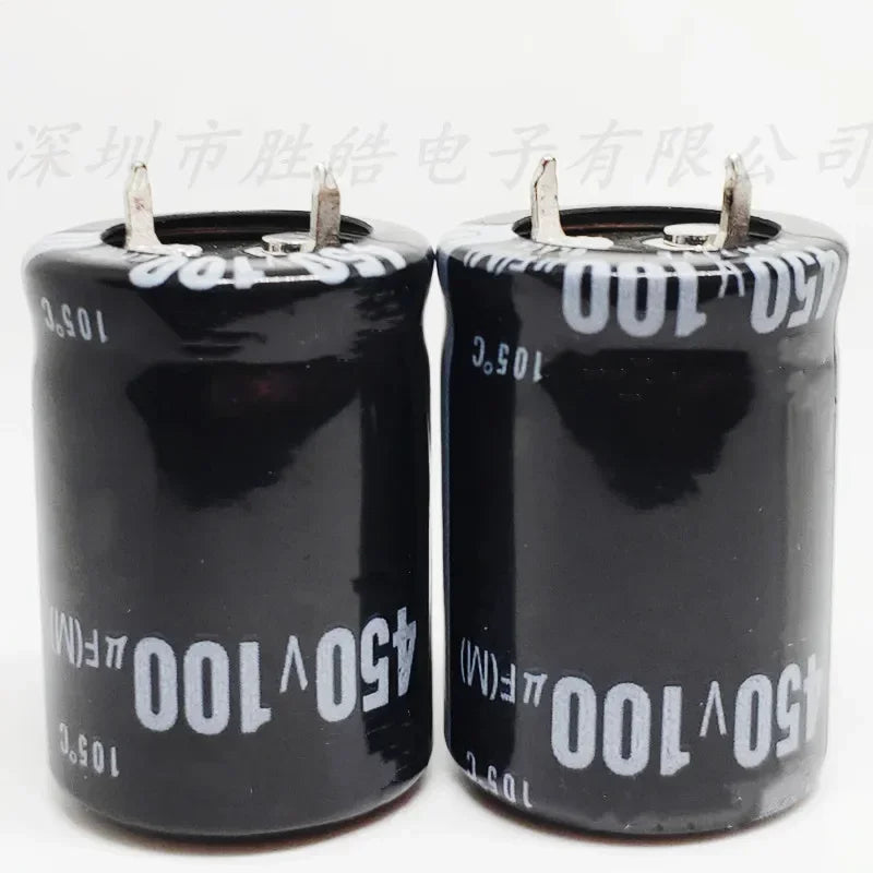 NioCen 450V 100UF Aluminum Electrolytic Capacitor 22x30mm Electrolytic Capacitor Axl