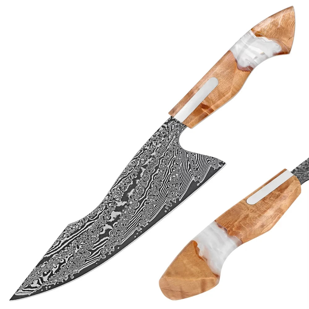 XITUO Damascus Steel Kitchen Knife Set 1–6 PCS | Japanese Chef Kitchen Knife Set Axl Chef Knife