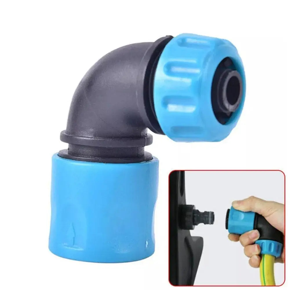 1/2 Inch ABS Elbow Garden Hose Quick-Connect Adapter Garden Hose Connector Axl