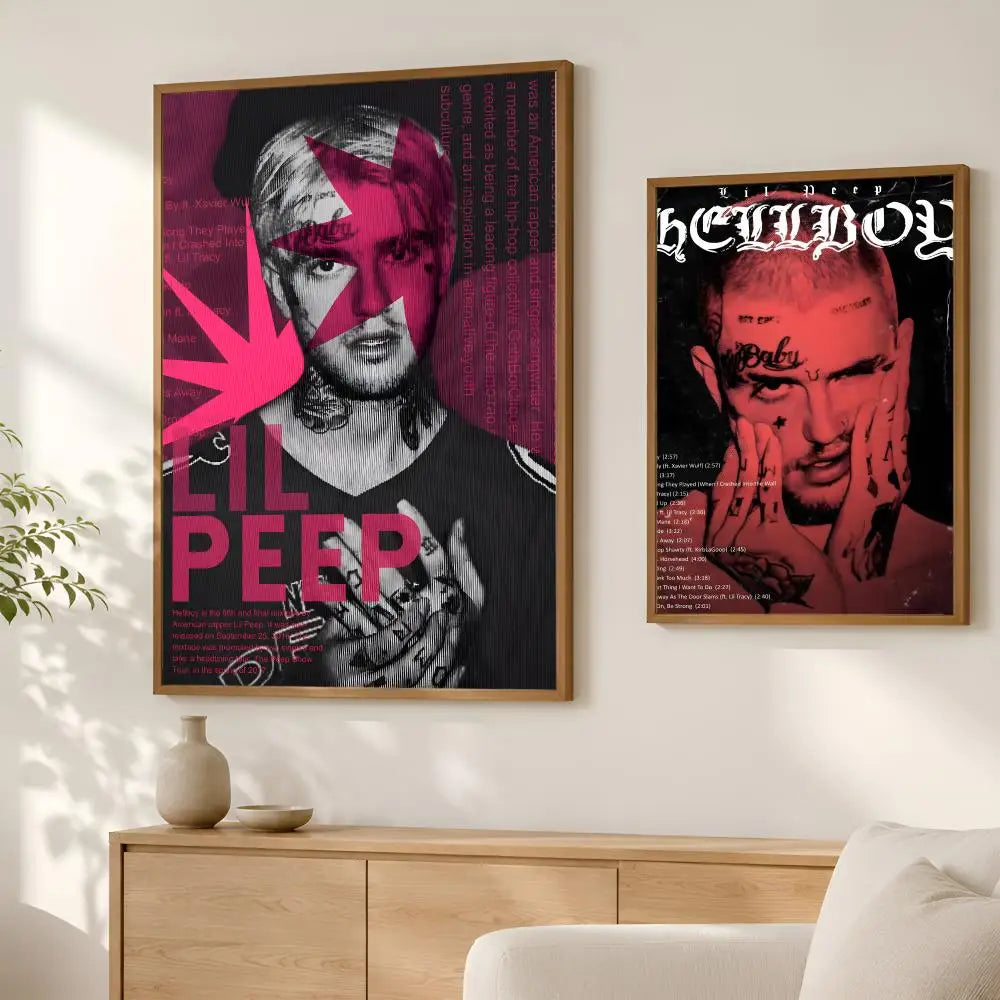 Lil Peep Sophisti-Pop Self-Stick HD Wall Art Poster | Waterproof Wall Art Poster Axl