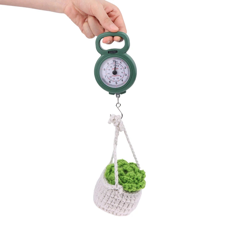 Mini Spring Hanging Scale 10kg – Portable Hook Scale Spring Hanging Scale Axl