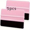 5-Pack Felt Vinyl Squeegees for Crafting & Decal Application Vinyl Crafting Tool Axl Pink