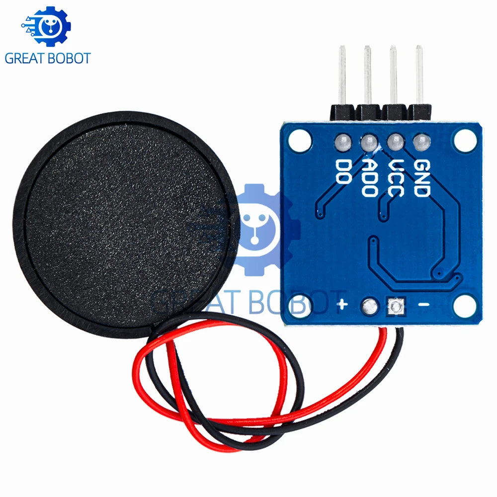 5V Piezoelectric Vibration Sensor Module TTL Output for Arduino Vibration Sensor Module Axl