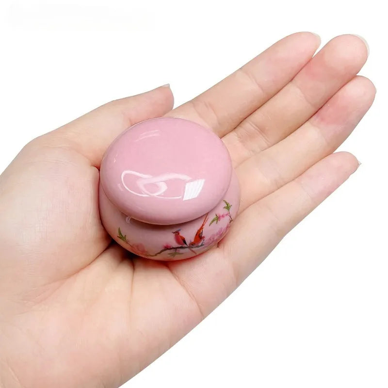 Ceramic Dappen Dish with Lid – Nail Art Acrylic Liquid Cup Nail Art Tool Axl