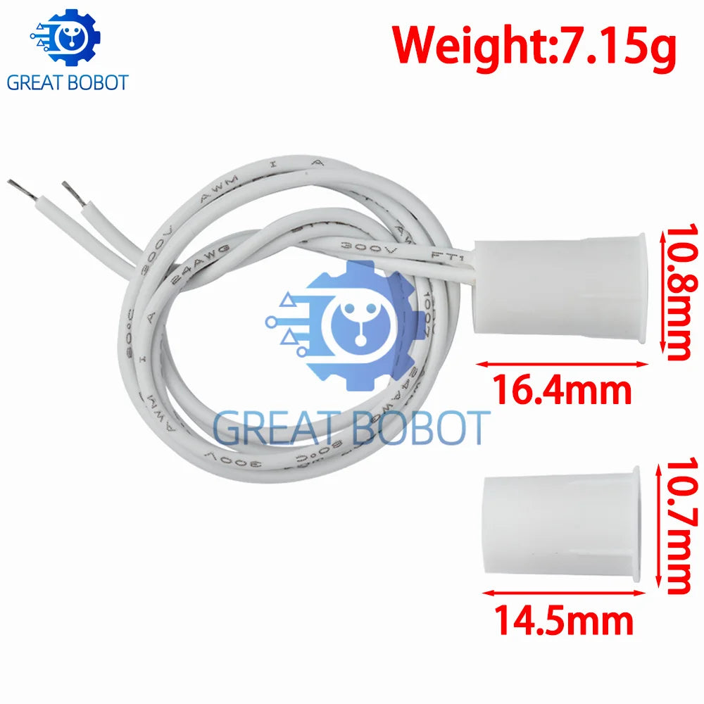 Recessed Door Magnetic Switch Sensor – RC-33 Home Security Door Security Sensor Axl