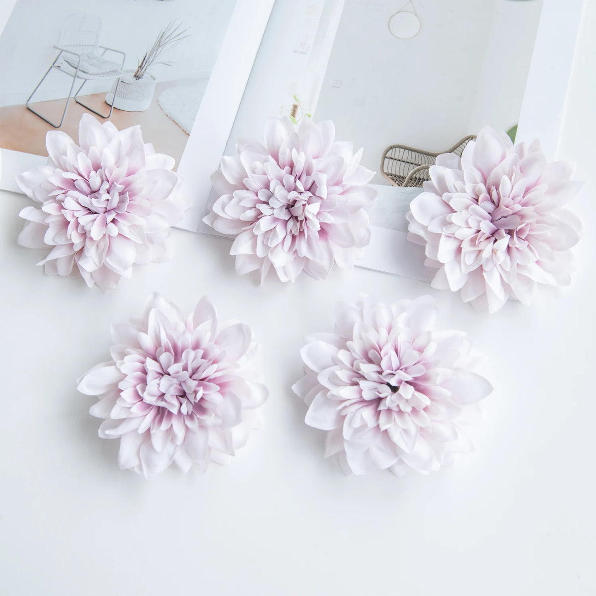 Artificial Silk Rose Heads 15/30 PCS – Wedding & Home Decor Artificial Silk Flowers Axl COLOR 8 15pieces