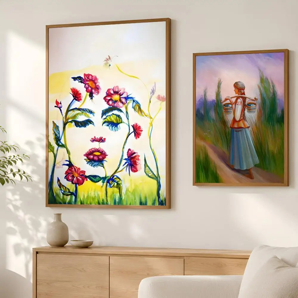 Abstract Art Wall Poster – Self-Stick Waterproof HD Decor Wall Art Poster Axl