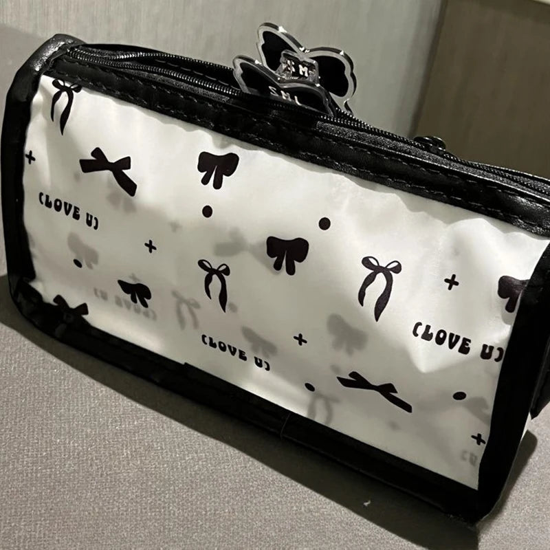 Cartoon Translucent Pencil Case – Multi-Layer Large Capacity Pencil Case Axl