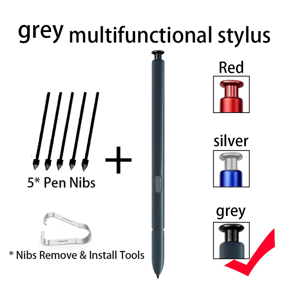 S Pen Stylus for Samsung Galaxy Note 10 Lite SM-N770F + Tips EMR Stylus Pen Axl Grey