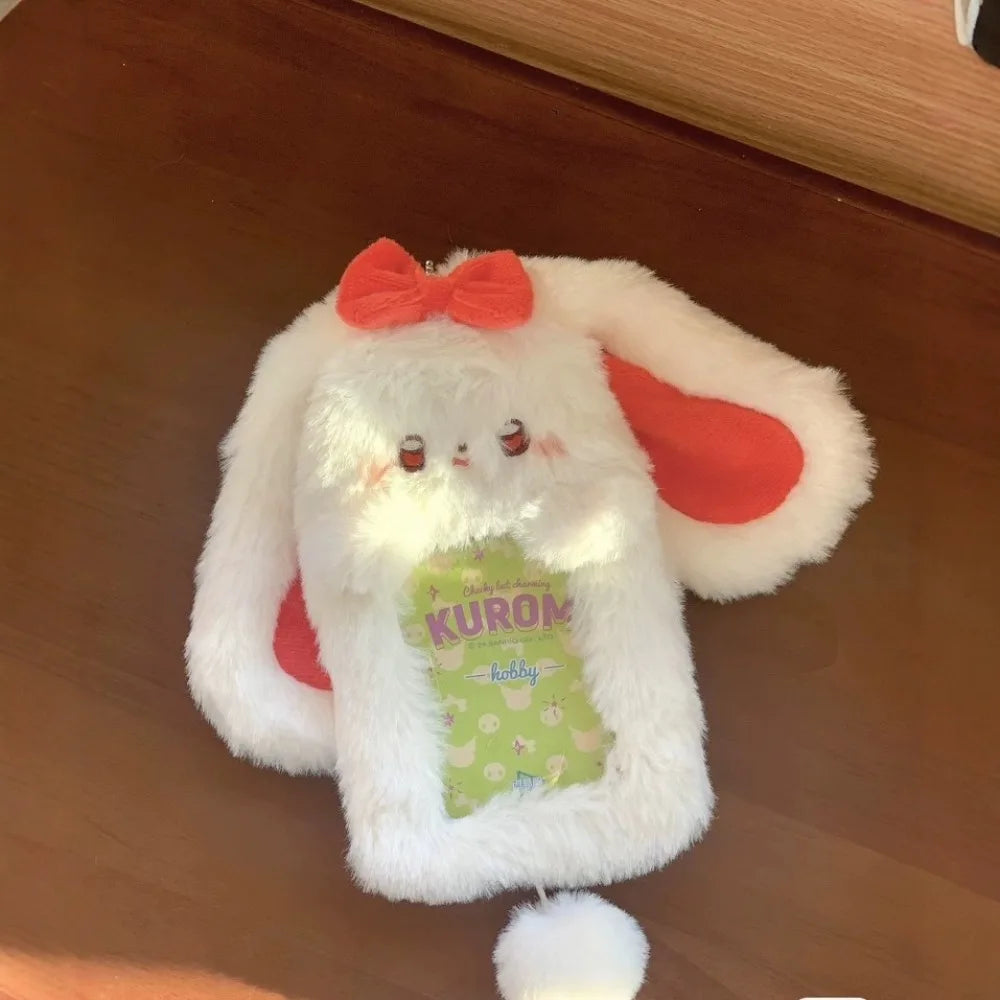 Plush Cartoon Animal Photocard Holder – Rabbit, Dog & Cat Photocard Holder Axl 15