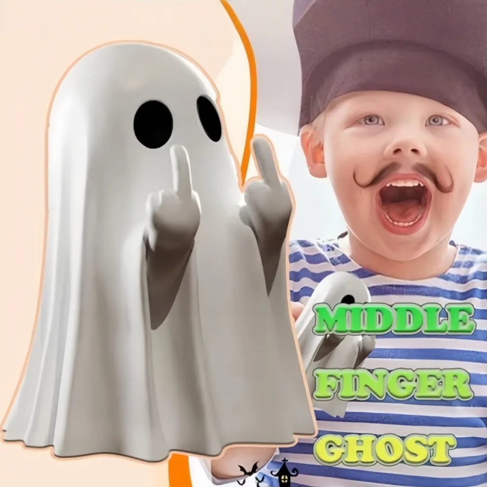 Luminous Ghost Figurine | Glow in the Dark Plastic Statue Decorative Figurine Axl