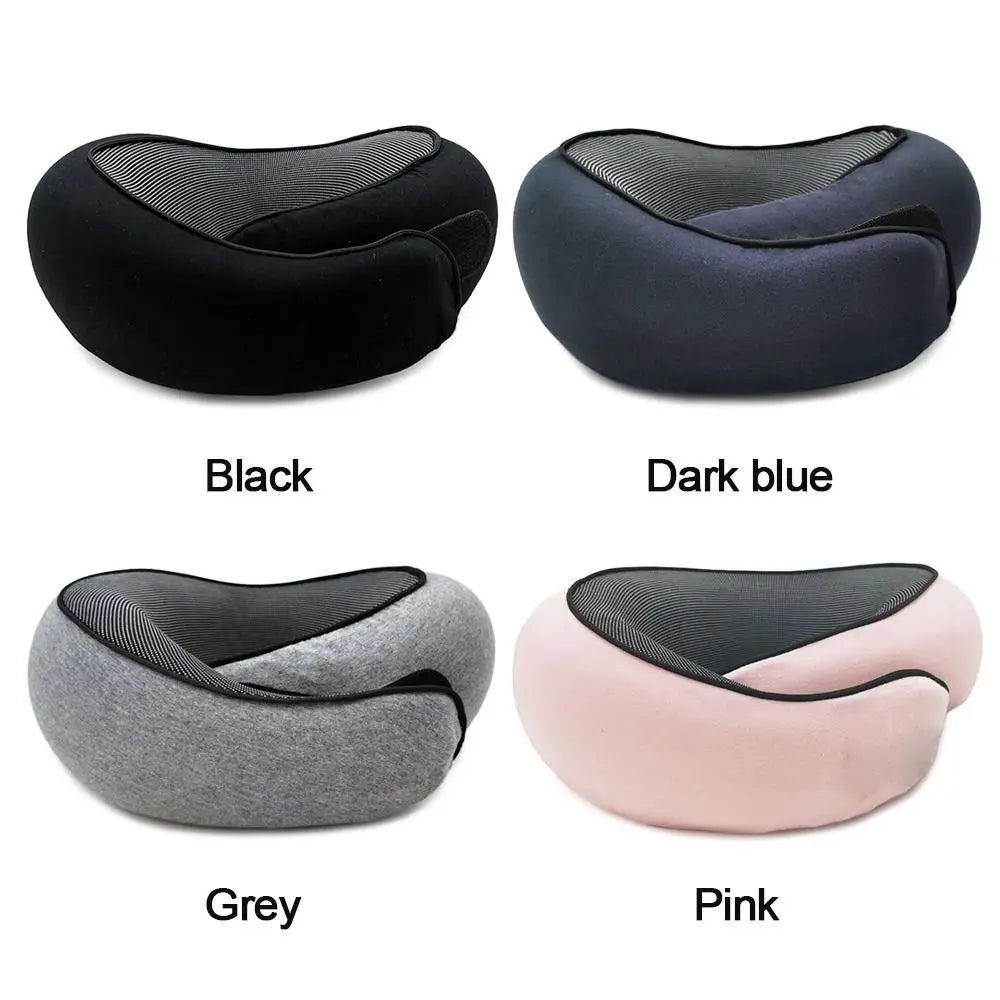Memory Foam U-Shape Travel Neck Pillow – Adjustable Support Travel Neck Pillow Axl