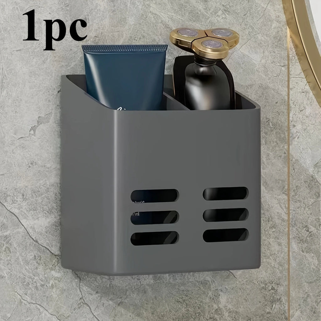 Wall-Mounted Plastic Organizer for Pens, Brushes & Tools Wall-Mounted Organizer Axl Grey
