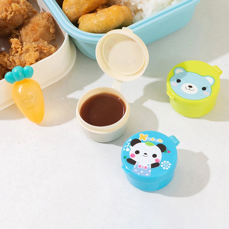 Mini Condiment Squeeze Bottles – Portable Sauce Jars Set 3/4 Pc Condiment Squeeze Bottles Axl