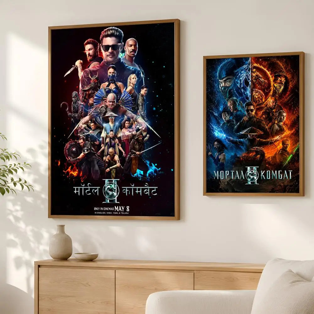 Mortal Kombat HD PVC Wall Poster – Self-Stick & Waterproof PVC Wall Poster Axl