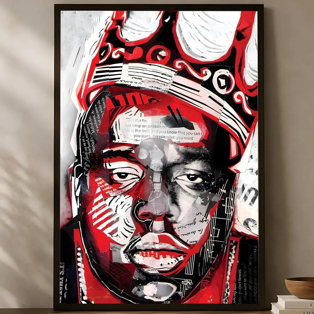Notorious B.I.G. Self-Stick HD Wall Art Poster | Waterproof Wall Art Poster Axl