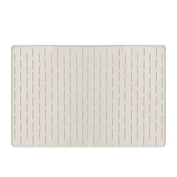 Foldable Silicone Dish Drying Mat – Non-Slip Kitchen Rack Silicone Drying Mat Axl White Mat