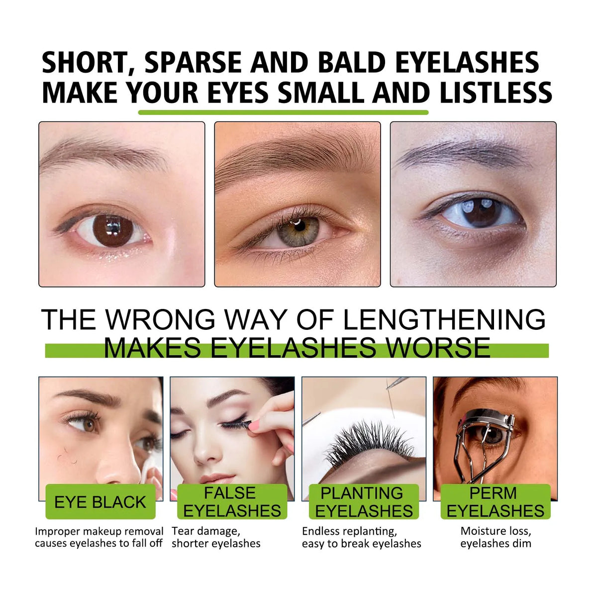 Black Castor Oil Lash & Brow Serum – Thickening Growth Oil 10ml Lash & Brow Serum Axl