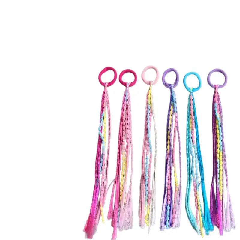 3-Pack Multi-Color Hair Braid Bands – Ponytail & Boxing Braids Hair Braid Bands Axl