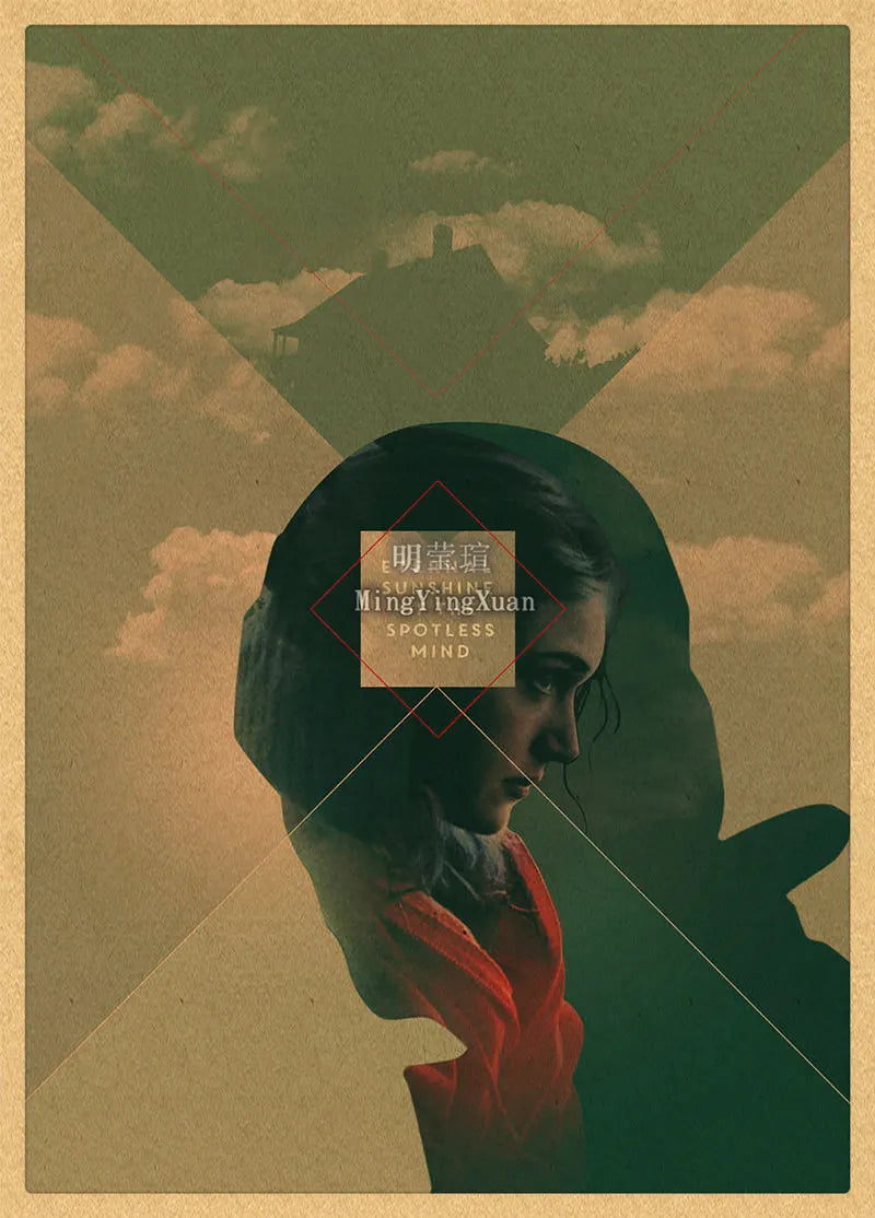 Eternal Sunshine Retro Kraft Paper Poster | Vintage Wall Art Vintage Wall Poster Axl 21 42x30cm