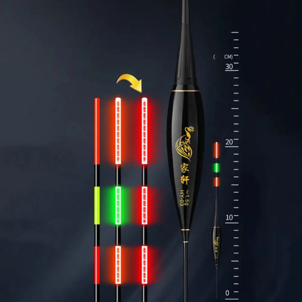 Smart LED Fishing Float – Gravity Sensor Night Fishing Buoy LED Fishing Float Axl 20.5cm-eat lead 1.5g