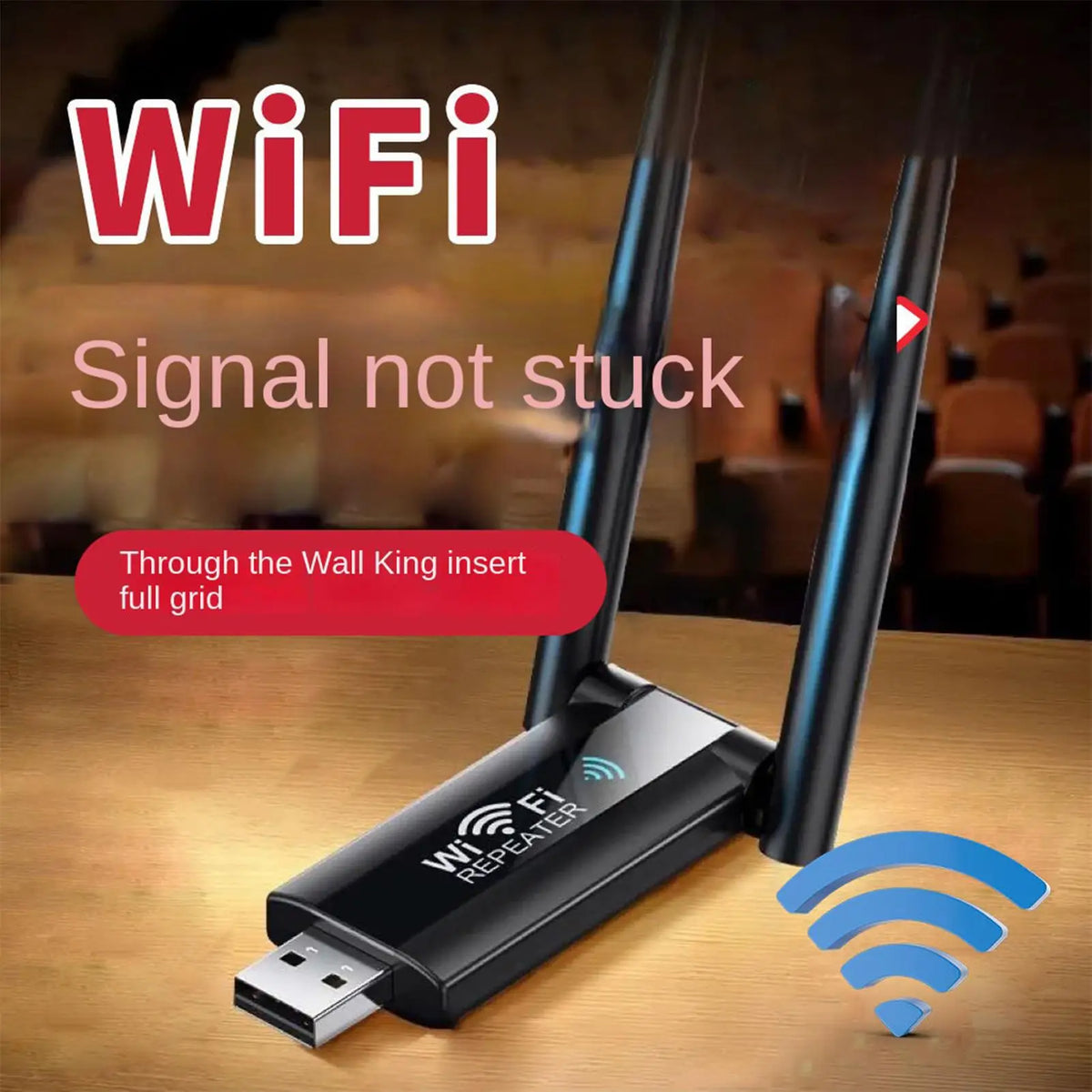 WiFi Booster Extender – Long Range Signal Amplifier for Home WiFi Signal Extender Axl