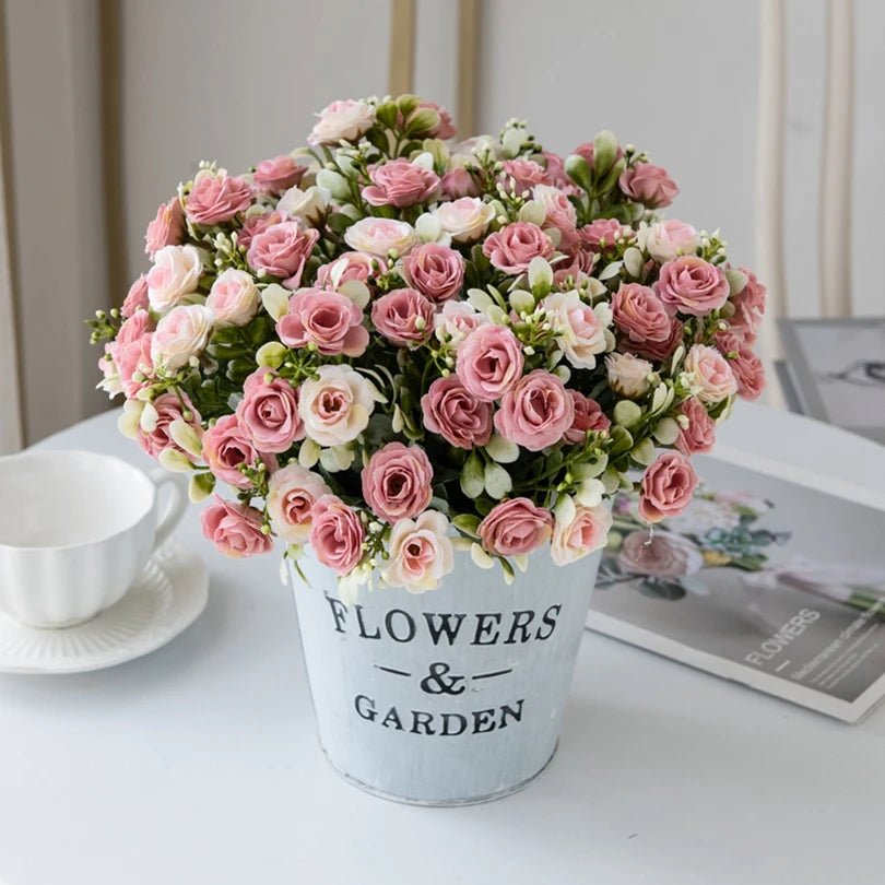 Silk Rose Artificial Flowers – Wedding, Wreath & Home Decor Artificial Silk Flowers Axl