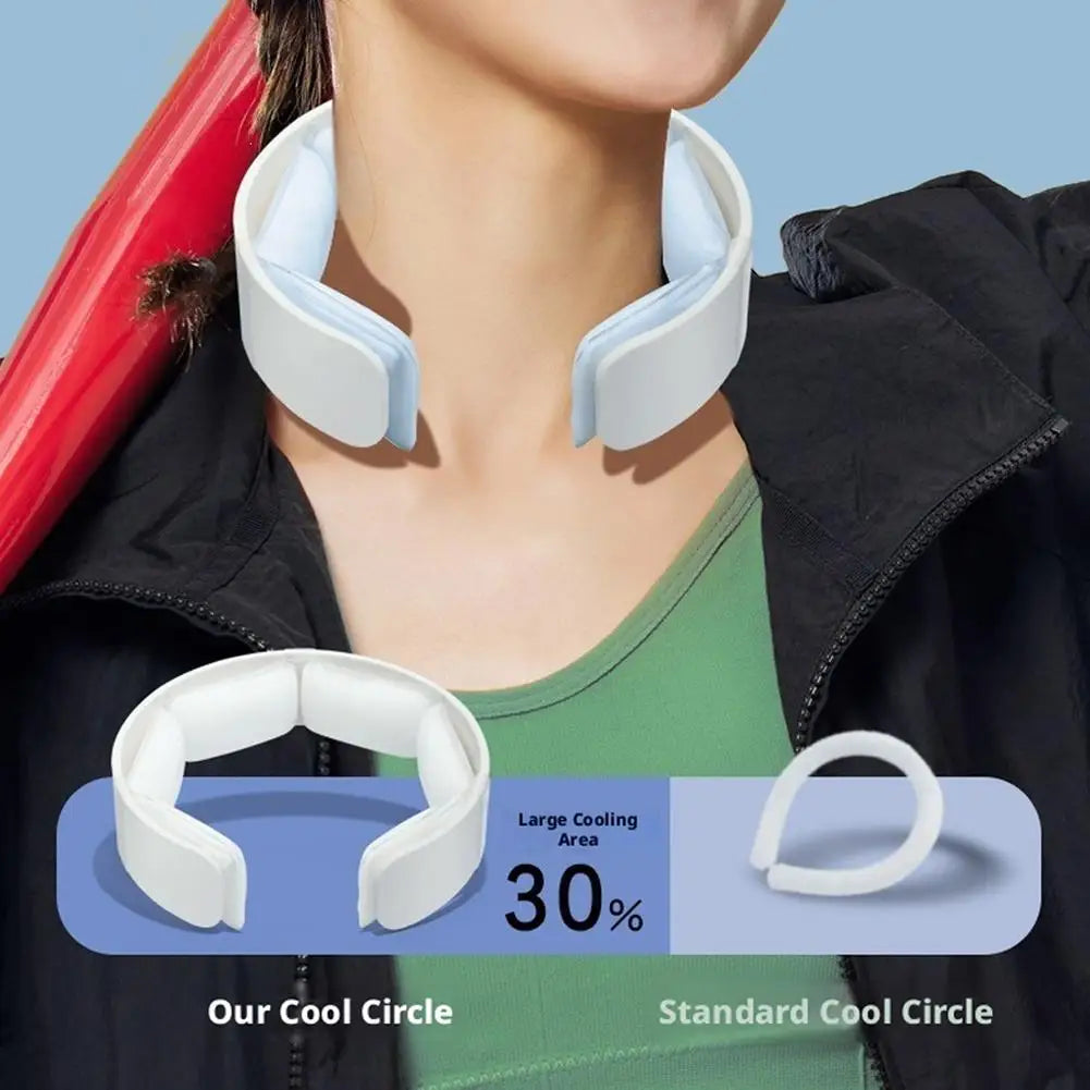 PCM Cooling Neck Ring – Wearable Ice Neckband for Summer Cooling Neck Ring Axl