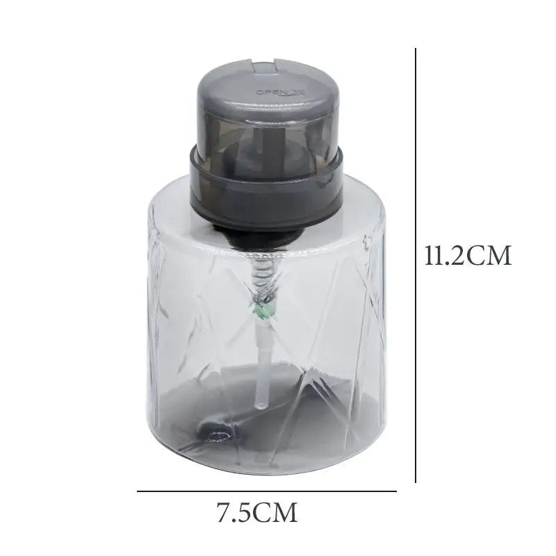 Refillable Lockable Pump Dispenser – Nail & Makeup Remover Nail Pump Dispenser Axl