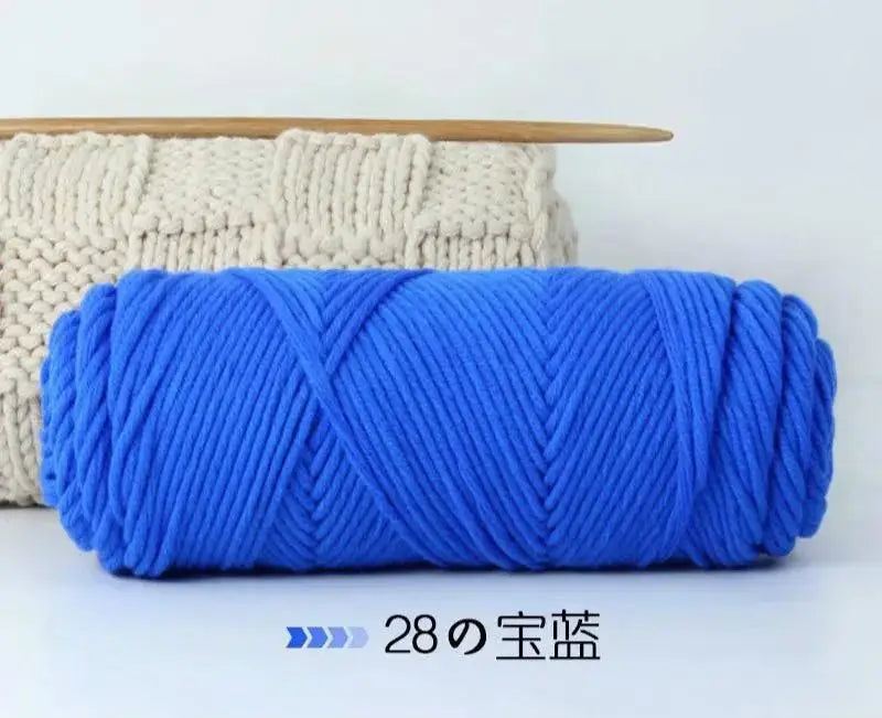8-Ply Milk Cotton Blended Yarn – Knitting & Embroidery Thread Knitting Yarn Axl 28