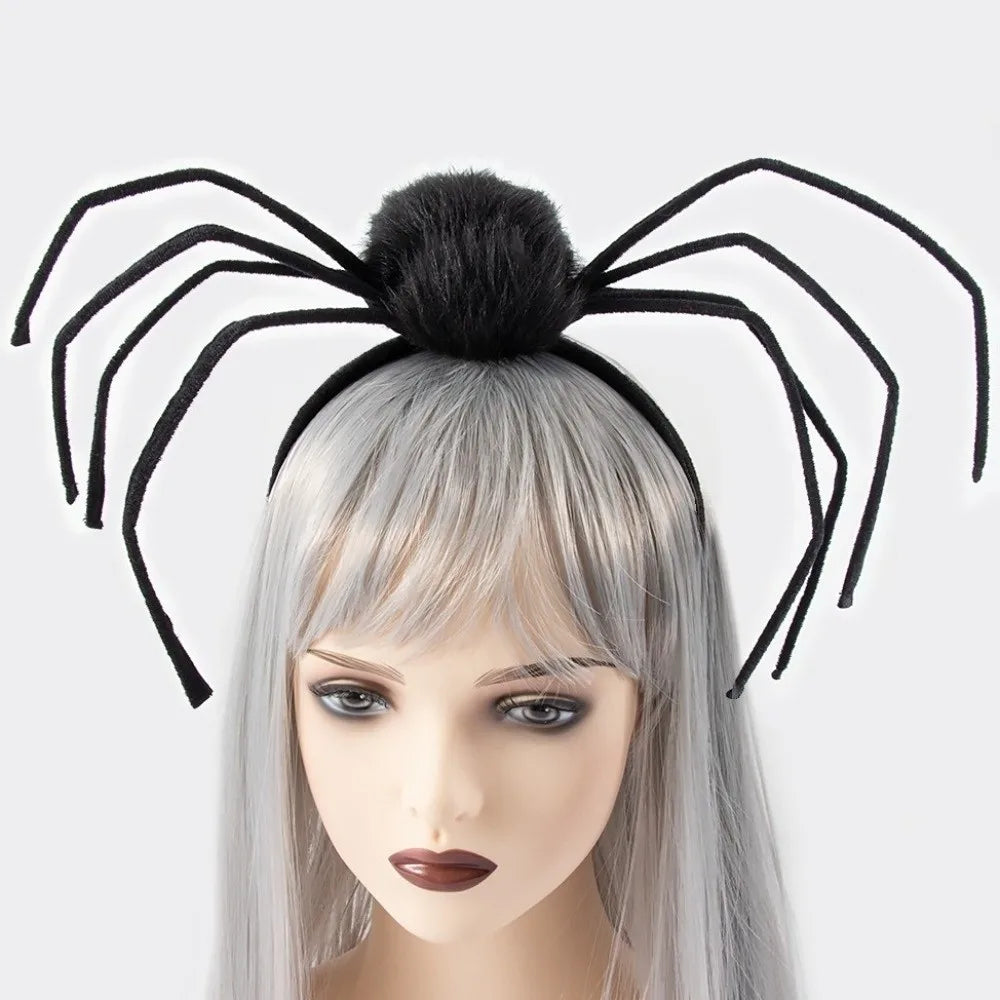 Halloween Spider Headband – Black Non-Slip Hair Hoop Halloween Headband Axl
