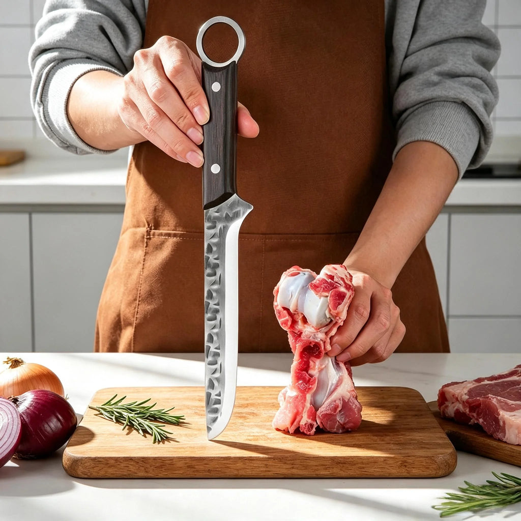 Handmade Forged Boning Knife – Sharp Stainless Steel Kitchen Kitchen Boning Knife Axl
