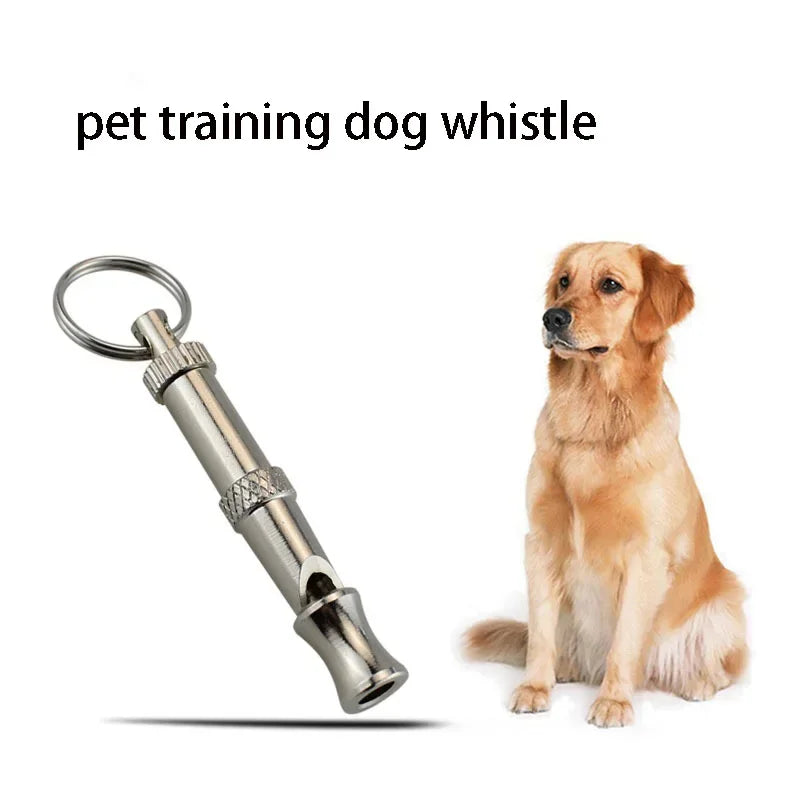 Adjustable Dog Training Whistle – Stainless Steel Pet Flute Dog Training Whistle Axl