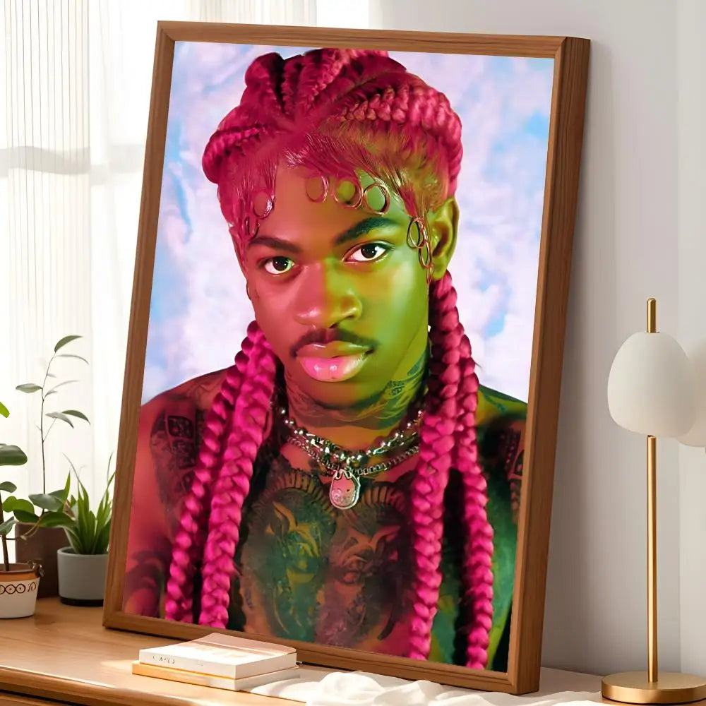Lil Nas X Self-Stick HD Wall Art Poster – Waterproof Decor Wall Art Poster Axl