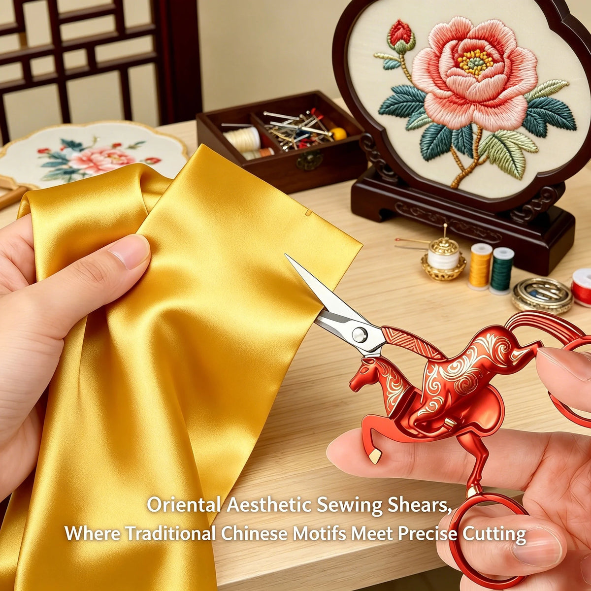 Horse Shaped Embroidery Scissors – Stainless Steel Sewing Shears Embroidery Scissors Axl