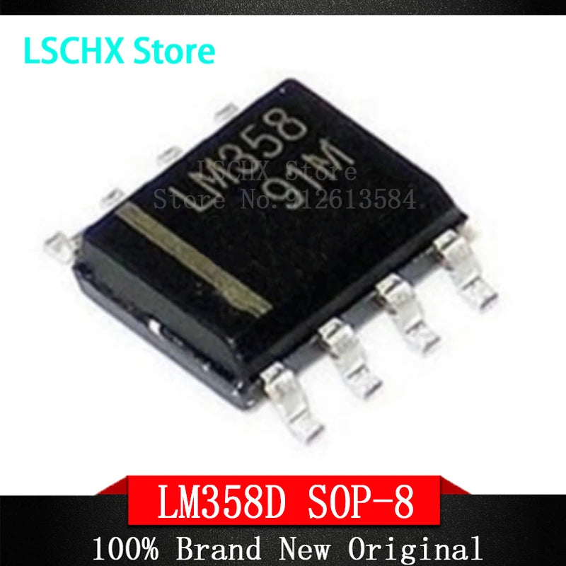 LM358 LM358DR SMD SOP8 Op-Amp IC – 2500 PCS Reel Operational Amplifier IC Axl Default Title
